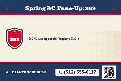 Vintage Americana · Checklist: Spring AC Tune-Up: $89