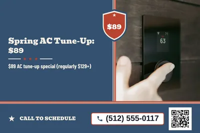 Vintage Americana · Split: Spring AC Tune-Up: $89