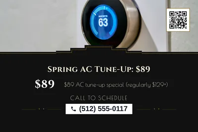 Art deco · Photo Hero: Spring AC Tune-Up: $89