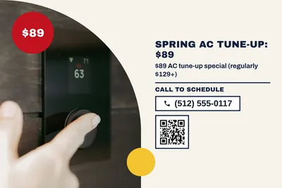 Bauhaus · Split: Spring AC Tune-Up: $89