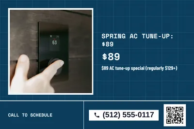 Blueprint · Split: Spring AC Tune-Up: $89