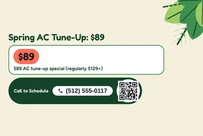 Jungle · Checklist: Spring AC Tune-Up: $89