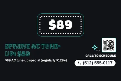 Neon night · Big Offer: Spring AC Tune-Up: $89