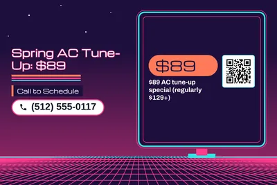 Synthwave · Checklist: Spring AC Tune-Up: $89