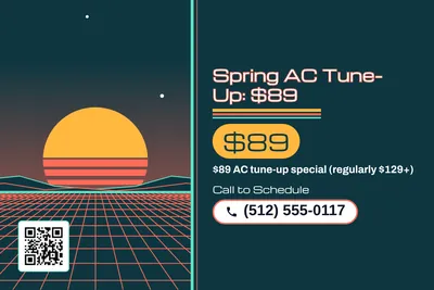 Synthwave · Split: Spring AC Tune-Up: $89