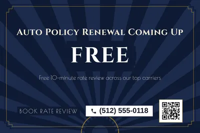 Art deco · Big Offer: Auto Policy Renewal Coming Up
