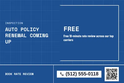 Blueprint · Checklist: Auto Policy Renewal Coming Up