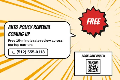 Comic pop · Big Offer: Auto Policy Renewal Coming Up