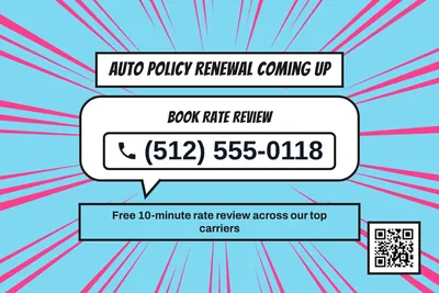 Comic pop · Phone Billboard: Auto Policy Renewal Coming Up