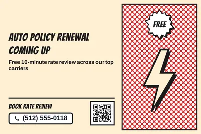 Comic pop · Split: Auto Policy Renewal Coming Up
