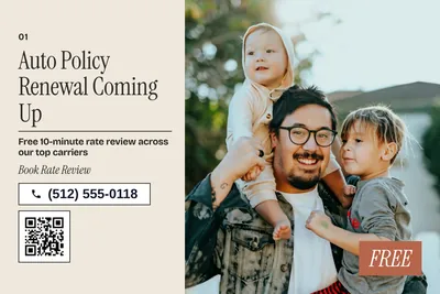 Contemporary · Photo Hero: Auto Policy Renewal Coming Up