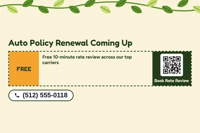 Jungle · Coupon: Auto Policy Renewal Coming Up