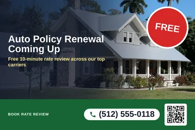Local Offer · Photo Overlay: Auto Policy Renewal Coming Up