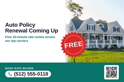 Local Offer · Seal and Photo: Auto Policy Renewal Coming Up