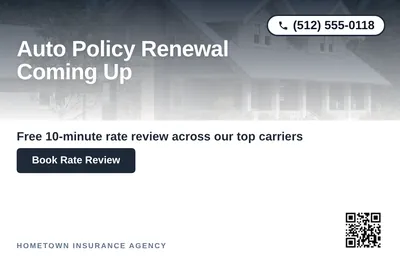 Modern Gradient · Top-Down Fade: Auto Policy Renewal Coming Up