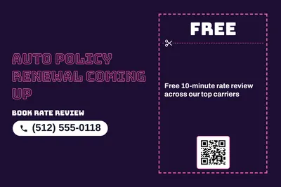 Neon night · Coupon: Auto Policy Renewal Coming Up
