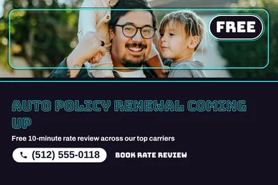 Neon night · Photo Hero: Auto Policy Renewal Coming Up