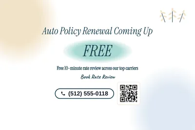 Soft watercolour · Big Offer: Auto Policy Renewal Coming Up