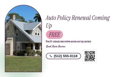 Soft watercolour · Checklist: Auto Policy Renewal Coming Up