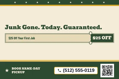 Vintage Americana · Coupon: Junk Gone. Today. Guaranteed.