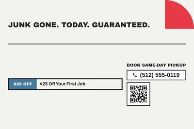 Bauhaus · Coupon: Junk Gone. Today. Guaranteed.