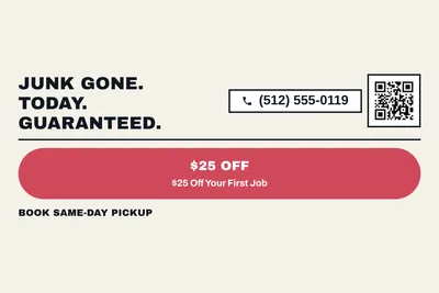 Bauhaus · Offer Menu: Junk Gone. Today. Guaranteed.