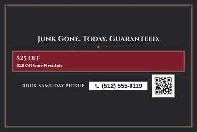 Classic · Offer Menu: Junk Gone. Today. Guaranteed.