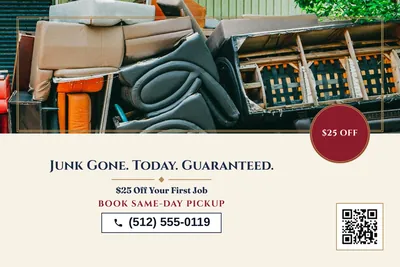 Classic · Photo Hero: Junk Gone. Today. Guaranteed.
