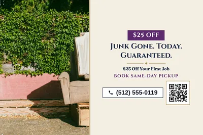 Classic · Split: Junk Gone. Today. Guaranteed.