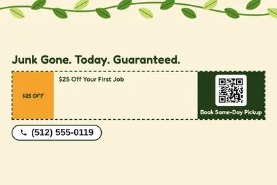 Jungle · Coupon: Junk Gone. Today. Guaranteed.
