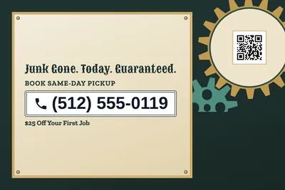 Steampunk · Phone Billboard: Junk Gone. Today. Guaranteed.