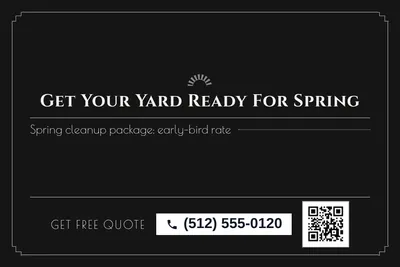Art deco · Offer Menu: Get Your Yard Ready For Spring
