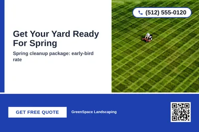 Bold Color Block · Bottom Bar: Get Your Yard Ready For Spring