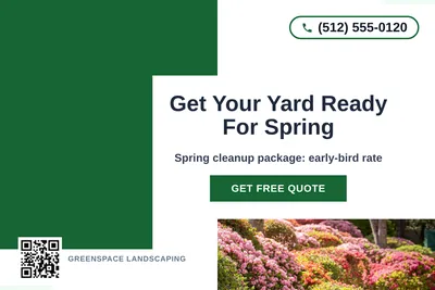Bold Color Block · Corner Accent: Get Your Yard Ready For Spring