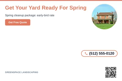 Clean Photo · Circle Photo Accent: Get Your Yard Ready For Spring