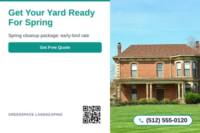 Clean Photo · Text Left, Photo Right: Get Your Yard Ready For Spring