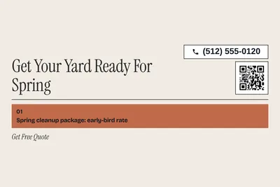 Contemporary · Offer Menu: Get Your Yard Ready For Spring