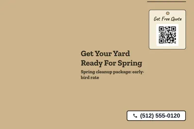 Kraft and stamp · Big Offer: Get Your Yard Ready For Spring