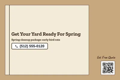 Kraft and stamp · Checklist: Get Your Yard Ready For Spring