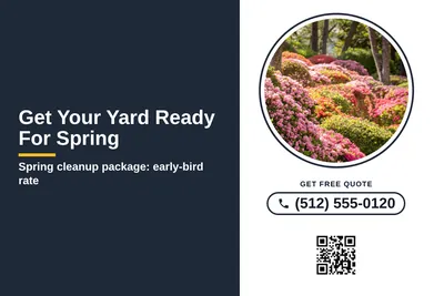 Local Offer · Split Panel: Get Your Yard Ready For Spring