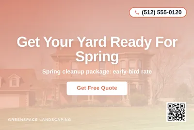 Modern Gradient · Centered Stack: Get Your Yard Ready For Spring