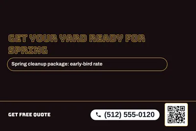 Neon night · Offer Menu: Get Your Yard Ready For Spring