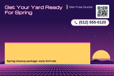 Synthwave · Offer Menu: Get Your Yard Ready For Spring