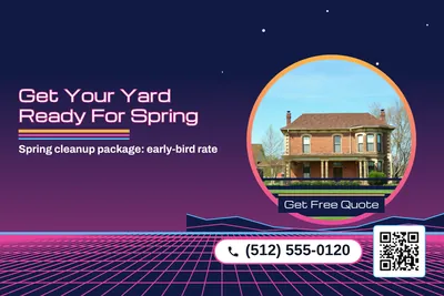 Synthwave · Photo Frame: Get Your Yard Ready For Spring