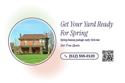 Soft watercolour · Photo Frame: Get Your Yard Ready For Spring