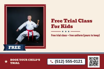 Vintage Americana · Photo Frame: Free Trial Class For Kids
