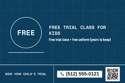 Blueprint · Big Offer: Free Trial Class For Kids
