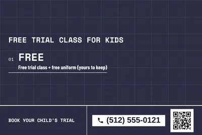 Blueprint · Offer Menu: Free Trial Class For Kids