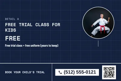 Blueprint · Photo Frame: Free Trial Class For Kids