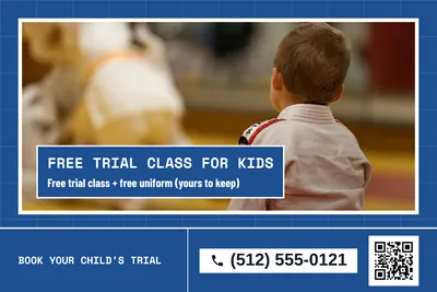 Blueprint · Photo Hero: Free Trial Class For Kids